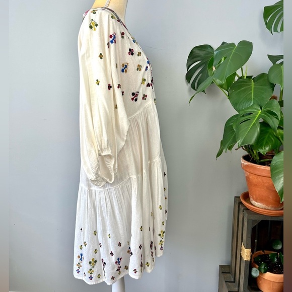 Free People Light It Up Embroidered Tunic Dress - Picture 10 of 14